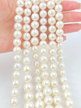 Stunning white Edison pearl strand, SKU# 11185