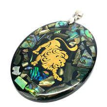Zodiac Abalone Mother of Pearl Pendants SKU:M866