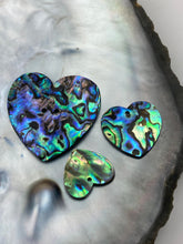 Heart abalone mother of pearl