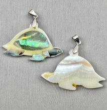 Turtle abalone mother of pearl pendant, SKU#M923