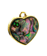 Heart abalone mother of pearl charm, SKU# M1035