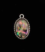 Oval abalone mother of pearl charm, SKU# M1037