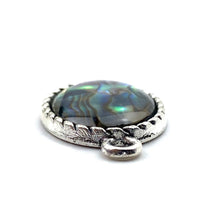Oval abalone mother of pearl charm, SKU# M1037
