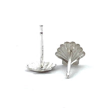 Sterling silver sea shell earring stud, SKU#595-5