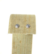 Sterling silver sea shell earring stud, SKU#595-5