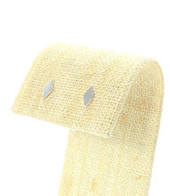 Diamond sterling silver earring studs, SKU#5,020-5