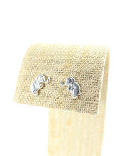 Sterling silver elephant earring studs, SKU# 2021-5