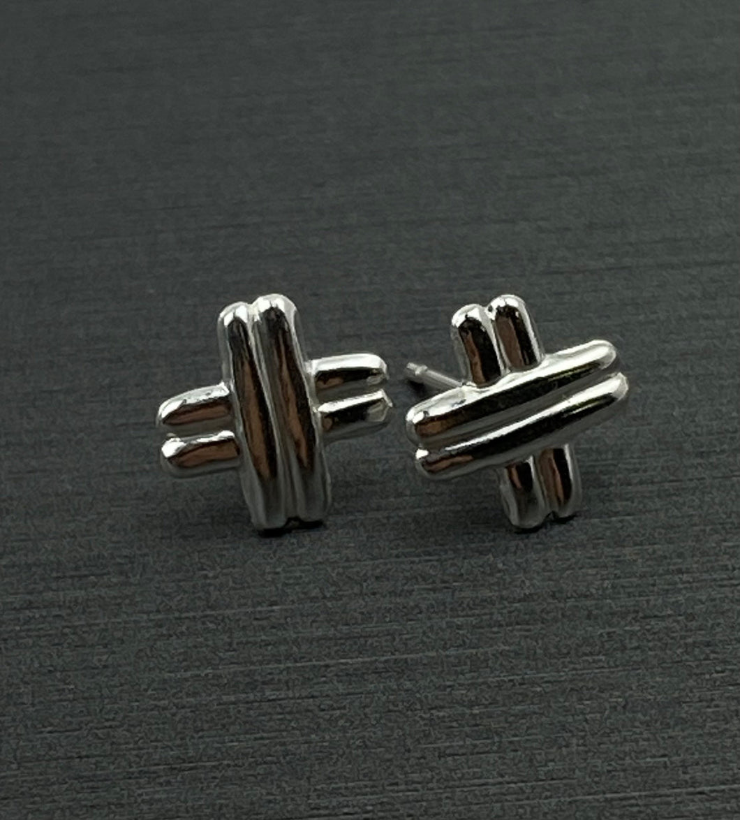 Sterling silver earring studs, SKU# 1815-5