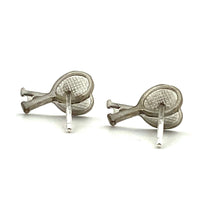 Tennis racket sterling silver earring studs, SKU#767-5
