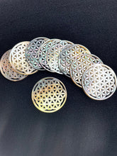 Abalone Mother of Pearl circle design