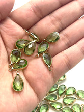 Teardrop Crystal Charm, Sku#1075-2