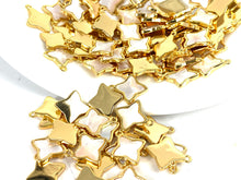 Beautiful Gold Plated Diamond Star Mother of Pearl Charm