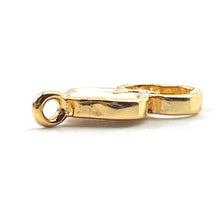 14KGF back to back heart abalone mother of pearl charm, SKU# M1052