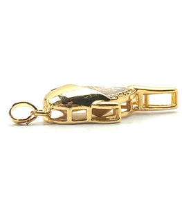 14KGF fish abalone mother of pearl pendant, SKU# M1053