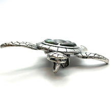 Abalone Mother of Pearl turtle pin