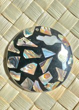 Circle abalone mother of pearl bead, SKU#M827