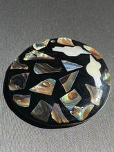 Circle abalone mother of pearl bead, SKU#M827