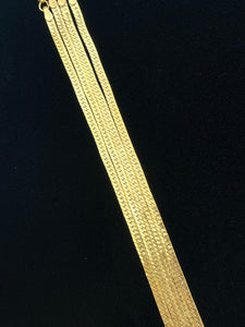 14KGF Herringbone bracelet