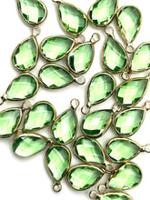 Teardrop Crystal Charm, Sku#1075-2