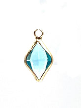 Aqua blue diamond crystal, Sku#1078-1