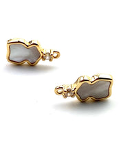 14KGF abalone mother of pearl charm, SKU# M1043
