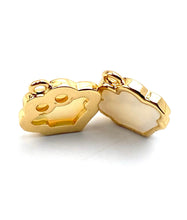 14KGF abalone mother of pearl charm, SKU#M1057