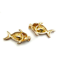14KGF fish abalone mother of pearl pendant, SKU# M1053