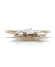 14KGF star abalone mother of pearl charm, SKU#M1062