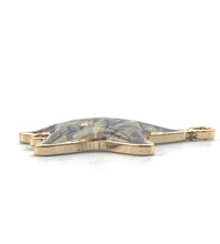 14KGF star abalone mother of pearl charm, SKU#M1062