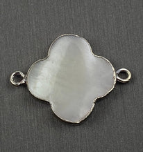 Sterling silver abalone mother of pearl double ring, SKU# M313