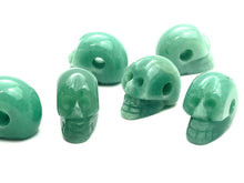 Skull Carved Stone Beads, Sku#M1216-1