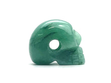 Skull Carved Stone Beads, Sku#M1216-1