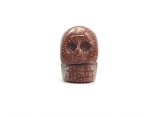 Skull Carved Stone Beads, Sku#M1216-2