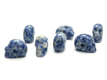 Skull Carved Stone Beads, Sku#M1216-10