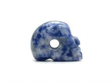 Skull Carved Stone Beads, Sku#M1216-10
