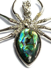 Abalone mother of pearl spider pendant, SKU#M988