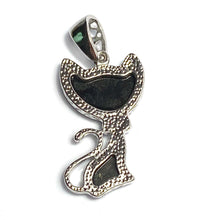 Cat abalone mother of pearl pendant, SKU#M892