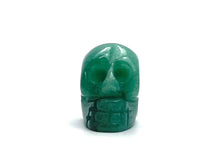 Skull Carved Stone Beads, Sku#M1216-1