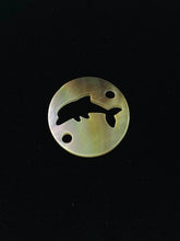 Mother of Pearl Dolphin Carved Bead