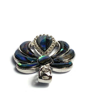 Beautiful abalone mother of pearl pendant, sterling silver, SKU#M911