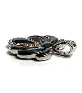 Beautiful abalone mother of pearl pendant, sterling silver, SKU#M911