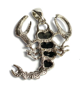 Stunning scorpion abalone mother of pearl pendant, SKU# M986