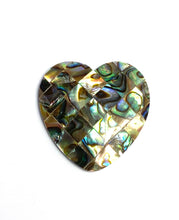 Heart abalone mother of pearl bead, SKU#M786