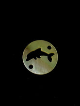 Mother of Pearl Dolphin Carved Bead
