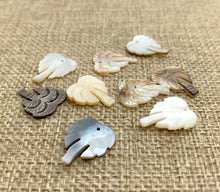 Mother of Pearl Palm Tree Charms