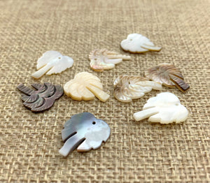 Mother of Pearl Palm Tree Charms