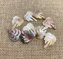 Mother of Pearl Palm Tree Charms