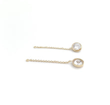 6.0mm Cubic Zirconia Bezel Chain Drop