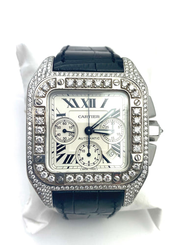 Diamond Cartier Watch 12 Carats SI-1, H color