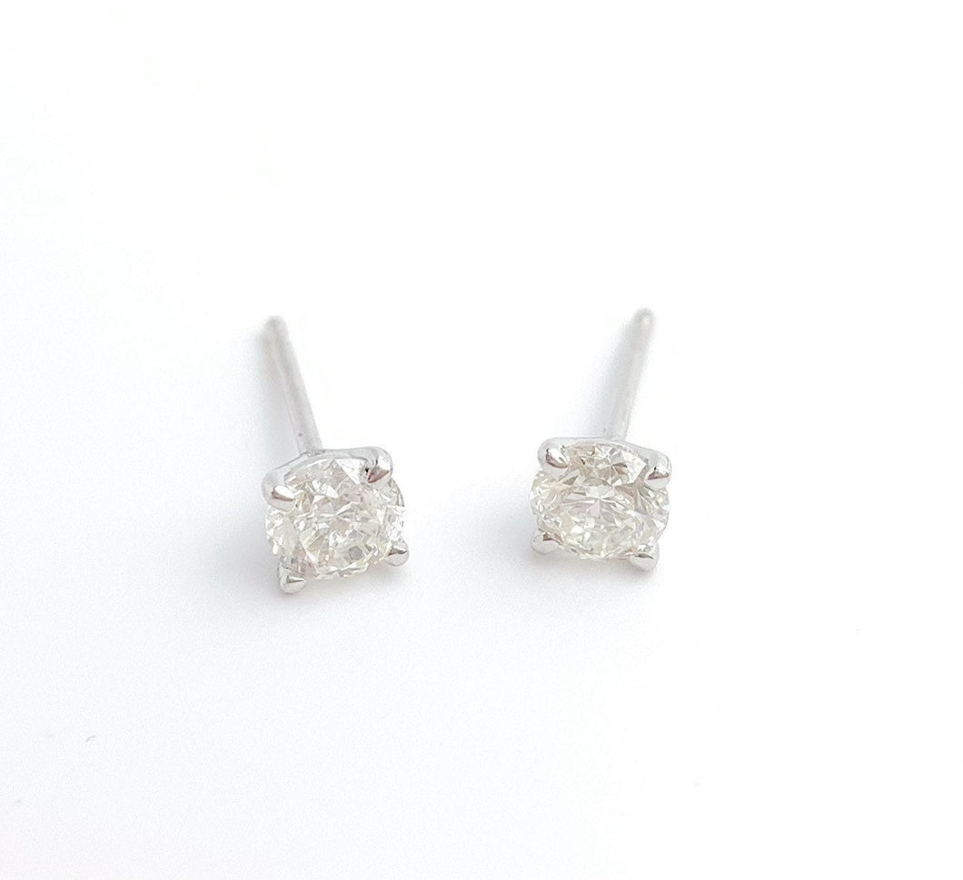 0.50 CTW Diamond 14k Gold Stud Earrings
